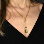 Necklaces Necklace with Black Chain, Gold-Plated Star, and Pearl Eleven K Jewelry