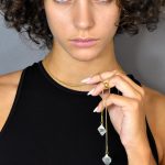 Κολιέ Κολιέ με ακατέργαστο κρύσταλλο κι επίχρυσα στοιχεία Eleven K Jewelry