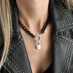 Eleven K Favorites Σκουλαρίκια με κρεμαστό spike και αλυσίδα Eleven K Jewelry