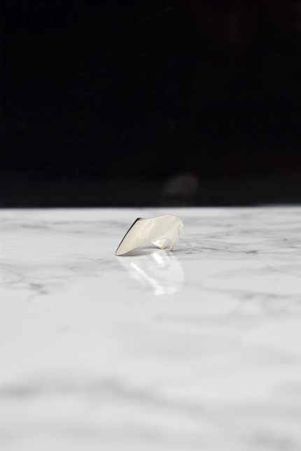 Δαχτυλίδια Δαχτυλίδι ασύμμετρο ασημένιο με μύτη Eleven K Jewelry