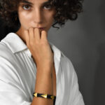 Necklaces Short necklace with a polygonal chain and ring Eleven K Jewelry