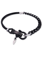 Eleven K Favorites Choker with Leather and Chain Eleven K Jewelry