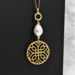 Bracelets Bracelet with black agate stone and black semi-transparent tubes Eleven K Jewelry