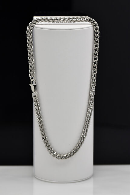 Eleven K Combos Necklace with Thick, Dense Woven Chain Eleven K Jewelry