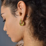 Σκουλαρίκια Σκουλαρίκια μικρά λουστρέ Eleven K Jewelry