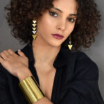 Κολιέ Τσόκερ κολιέ με τριπλή αλυσίδα σε διχρωμία Eleven K Jewelry