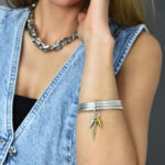 Eleven K Favorites Cross Necklace on Black Cord Eleven K Jewelry