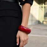 Bracelets AMETHYST – Cuff Bracelet with Raw Crystal Design Eleven K Jewelry