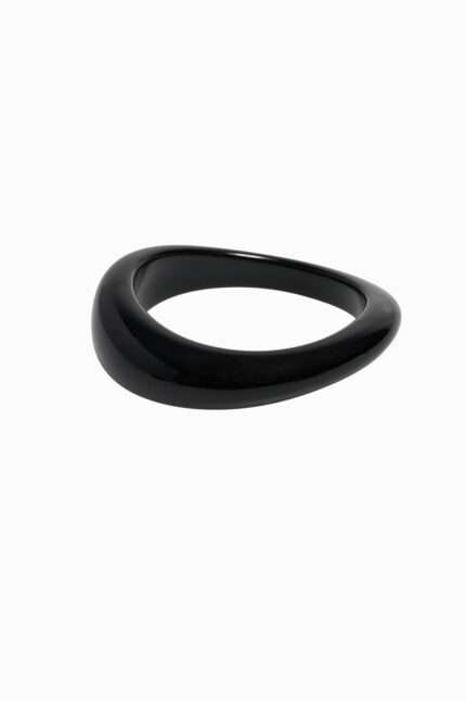 Eleven K Limited Edition -The Resin Collection ENIGMA LUSTRE -Βραχιόλι bangle ασύμμετρο με γυαλιστερή επιφάνεια Eleven K Jewelry