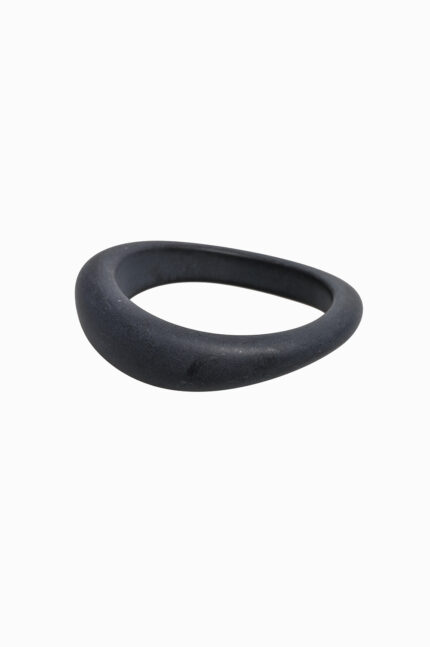 Eleven K Limited Edition -The Resin Collection ENIGMA MATTE -Βραχιόλι bangle ασύμμετρο με ματ σατινέ επιφάνεια Eleven K Jewelry