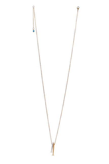 Eleven K -The Summer Edit Collection NOELE – Women’s Summer Necklace with Fish Pendant in Gold and Silver Eleven K Jewelry