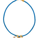 Earrings KAIA – Asymmetrical Dangle Earrings with Shells and Pearls Eleven K Jewelry