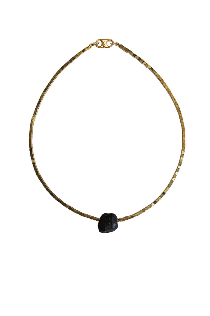 Κολιέ Κολιέ με αιματίτη και τουρμαλίνη Eleven K Jewelry