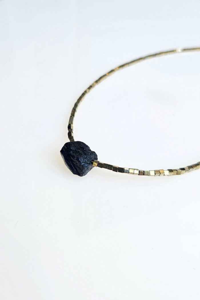 Κολιέ Κολιέ με αιματίτη και τουρμαλίνη Eleven K Jewelry