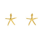 Earrings STELLA – Gold-Plated Starfish Earrings Eleven K Jewelry