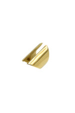 Rings Wide Gold-Plated Stainless Steel Ring Eleven K Jewelry