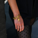 Bracelets NARIA -Gunmetal Chain Bracelet with Stainless Steel Disc & Clear Crystal Eleven K Jewelry