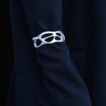 Earrings VENOM – Geometric Silver Triangle Stud Earrings Eleven K Jewelry