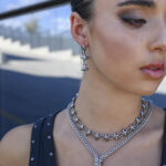 Necklaces BLAZE – Silver Choker Necklace with Removable Spike Pendant Eleven K Jewelry