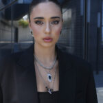 Bracelets ROGUE – Asymmetric Silver Cuff Bracelet with Black Enamel Eleven K Jewelry