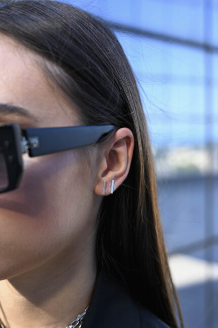 URBAN CODE HAVEN – Statement βραχιόλι πολύσειρο ασημί με ατσάλινες αλυσίδες Eleven K Jewelry