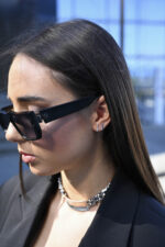 URBAN CODE LINE – Minimal σκουλαρίκια ασημί μπάρα καρφωτά Eleven K Jewelry