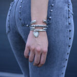 Necklaces SINNER – Silver Necklace with Chunky Chain and Angel Wing Pendant Eleven K Jewelry