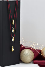 Γούρια 2026 Κολιέ γούρι 2026 δίχρωμο με ασύμμετρη φόρμα Eleven K Jewelry