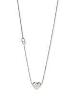 LEVEL K GRACE – Γυναικείο minimal κολιέ καρδιά σε χρυσό ή ασημί με αλυσίδα από ανοξείδωτο ατσάλι Eleven K Jewelry