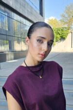 LEVEL K LOCK – Γυναικείο κολιέ με μαύρη αλυσίδα και χρυσό λουκέτο από ανοξείδωτο ατσάλι Eleven K Jewelry