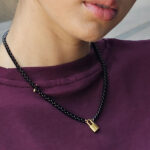 LEVEL K KNOT – Γυναικείο κολιέ αλυσίδα με λουκέτο από ανοξείδωτο ατσάλι Eleven K Jewelry