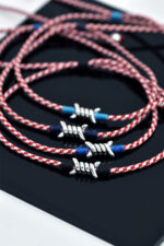 Βραχιόλια Bραχιόλι Μάρτης με ασημί στοιχείο συρματόπλεγμα Eleven K Jewelry