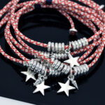 Βραχιόλια Bραχιόλι Μάρτης με ασημί στοιχείο συρματόπλεγμα Eleven K Jewelry