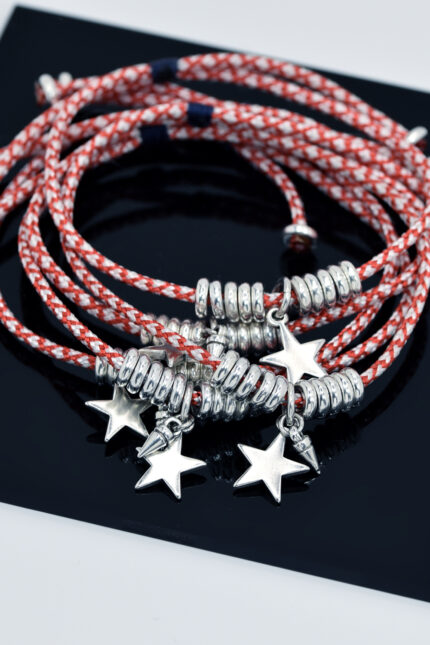 Bracelets Women’s March bracelet with silver star & spike Eleven K Jewelry