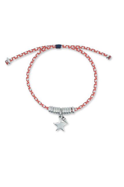 Bracelets Women’s March bracelet with silver star & spike Eleven K Jewelry
