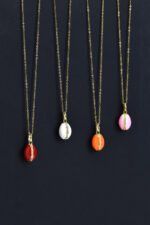 Κολιέ Κολιέ πασχαλινό αυγό με ζιργκόν και σμάλτο Eleven K Jewelry