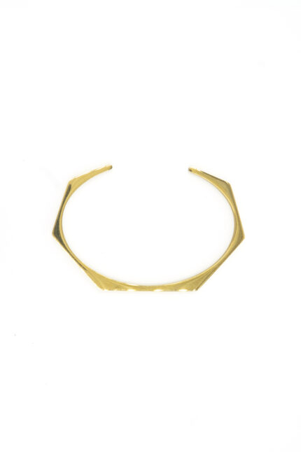 DUAL: The Capsule HEXA – Βραχιόλι χειροπέδα πολυγωνικό Eleven K Jewelry