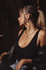 HOURS: An Eleven K story DAZE Silver – Διπλό ασημί κολιέ αλυσίδα με καρδιά Eleven K Jewelry