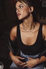 HOURS: An Eleven K story DAZE Silver & Black – Διπλό κολιέ αλυσίδα με αστέρι Eleven K Jewelry