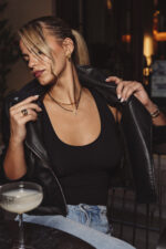 HOURS: An Eleven K story DAZE Gold & Black – Διπλό κολιέ αλυσίδα με charm Eleven K Jewelry