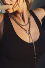 HOURS: An Eleven K story BRAID – Χρυσό κολιέ με πυκνοπλεγμένη αλυσίδα Eleven K Jewelry