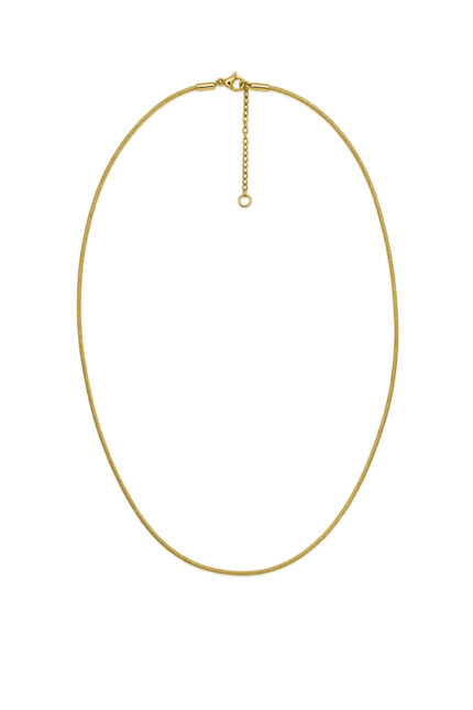 HOURS: An Eleven K story COIL – Κολιέ με λεπτή αλυσίδα φίδι Eleven K Jewelry