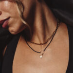 HOURS: An Eleven K story DAZE Silver & Black – Διπλό κολιέ αλυσίδα με αστέρι Eleven K Jewelry